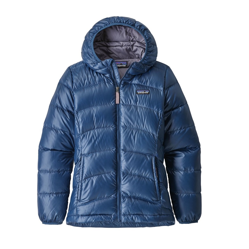 Patagonia Girls' Hi-Loft Down Sweater Hoody XS